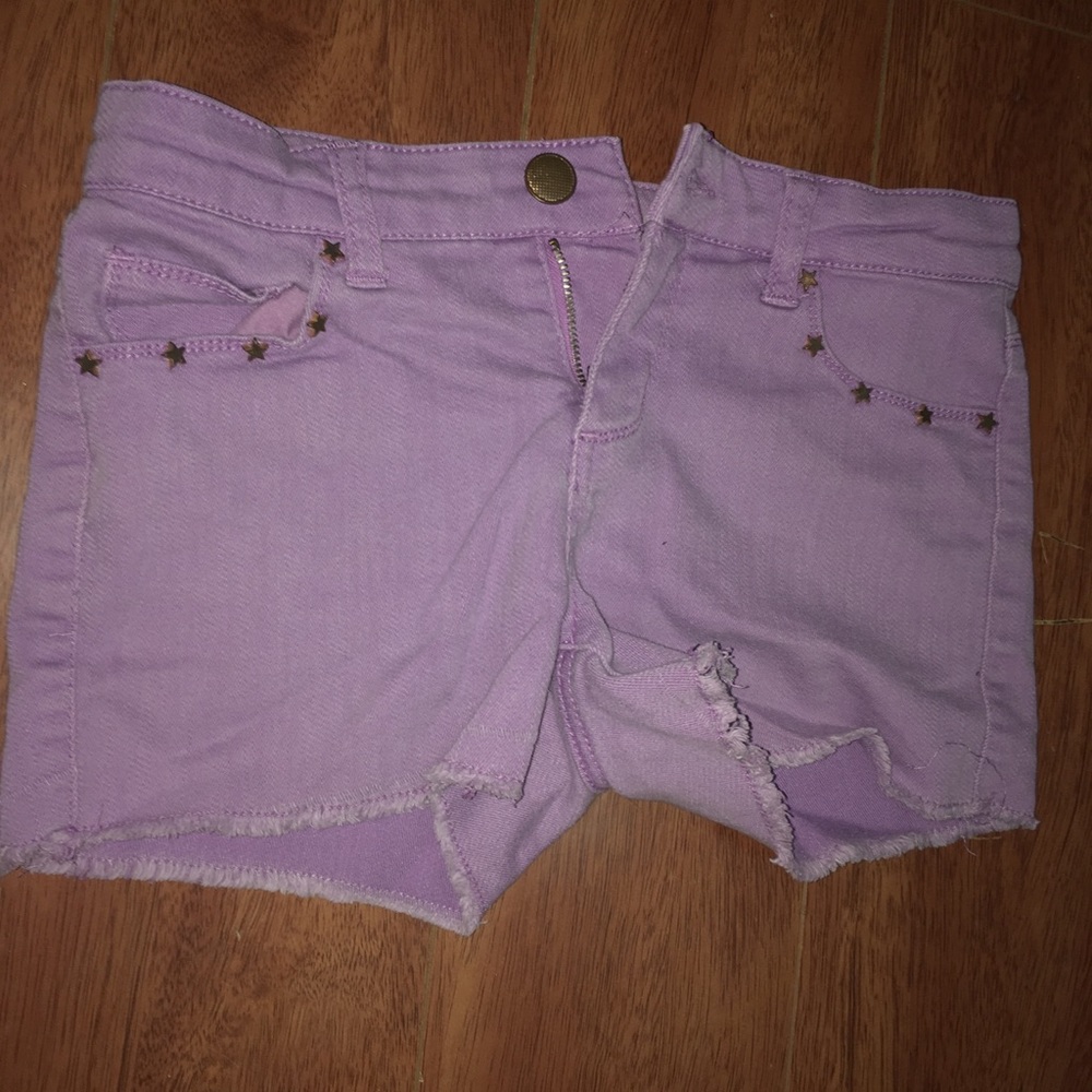 Purple shorts